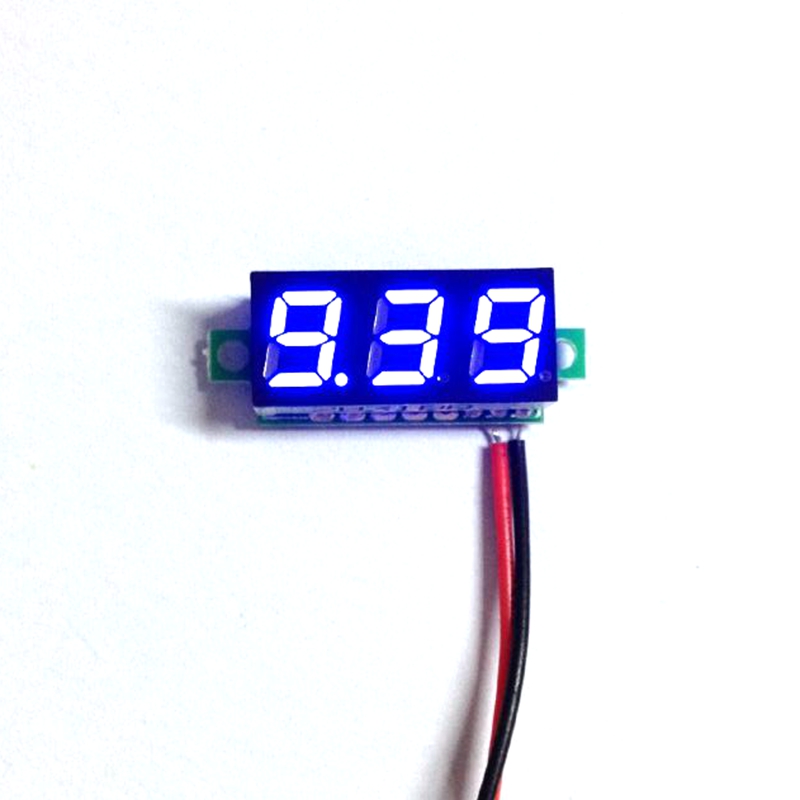 0.28" 3.5-30V Two-Wire DC Voltmeter – Blue LED Display-image-20