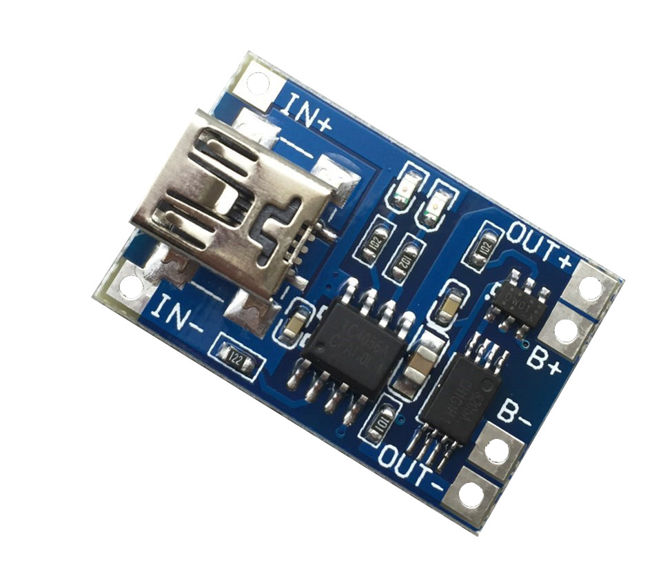 TP4056 1A Li-ion lithium Battery Charging Module With Current Protection - Mini USB-picture-12