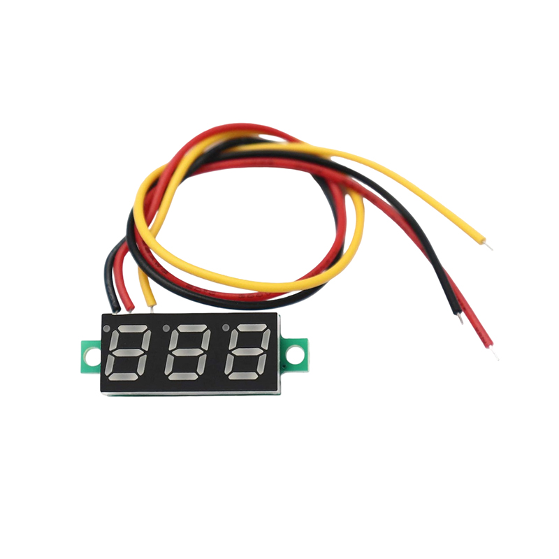 0.28 Inch 0-100V Three-Wire DC Voltmeter, Blue Display-picture-17