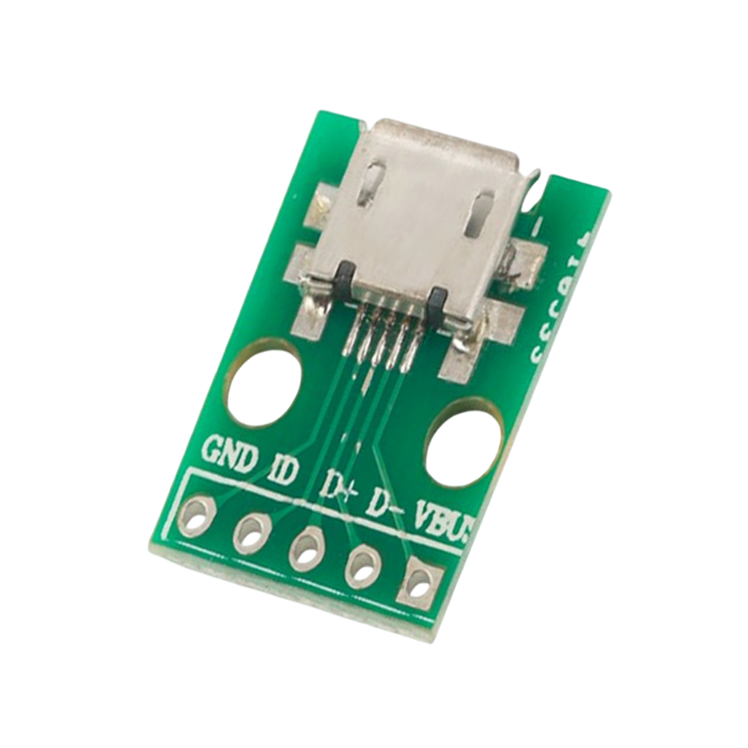 Micro USB Type B Mike Patch Straight Plug Adapter Plate Welding Head-2pcs.-image-10