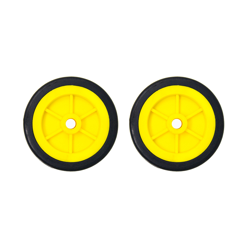 EasyMech Heavy Duty 100mm Disc Wheel Yellow 2 Pc Set-picture-26