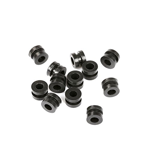 QUARKZMAN 20 Billes Anti-vibration En Caoutchouc – 6x4,6 Mm, Pour Contrôleur De Vol F4/F7, Drone RC DIY, Noir