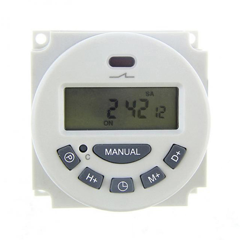 Microcomputer DC 24 V LCD Digital Display Programmable Electronic Timer Switch-image-13