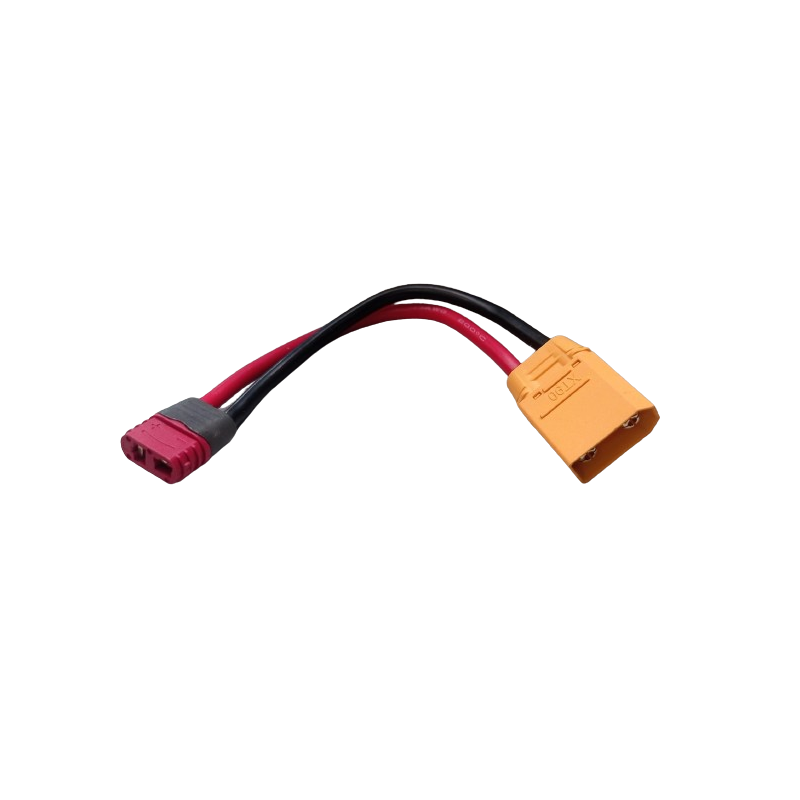SafeConnect XT-90 Male Connector to Nylon T-Connector Female Battery Adapter 12AWG 15cm Cable-image-21