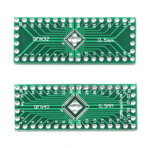 QFN32 QFN40 SMD to DIP Adapter PCB Board-picture-28