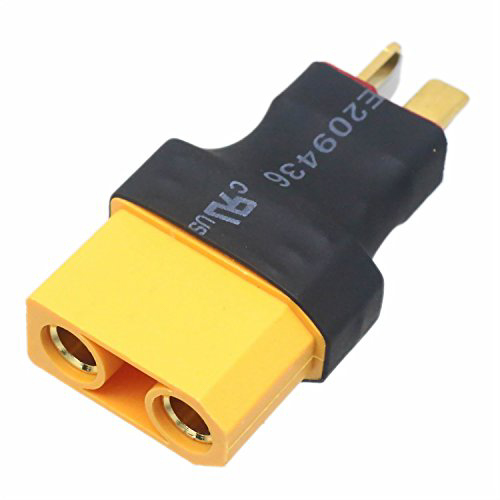 SafeConnect Nylon T-Connector Male to XT-90 Female Connector Battery Adapter Lead (1M-1F)-image-42
