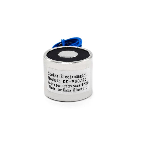 DC 12V KK-P30/25 15KG Lifting Solenoid Electromagnet-image-25