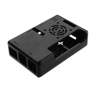 New High Quality Black ABS Case for Raspberry Pi 3/3+ with Cooling FAN Vent-picture-22