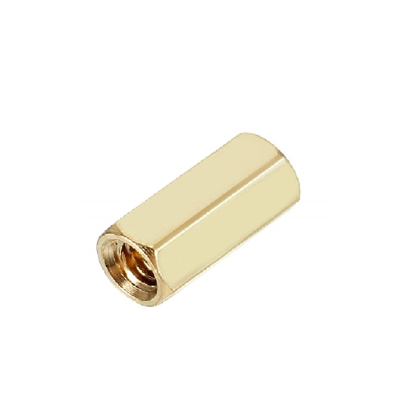 M3x10mm Female-Female Brass Hex Threaded Pillar Standoff Spacer (24Pcs)-picture-29