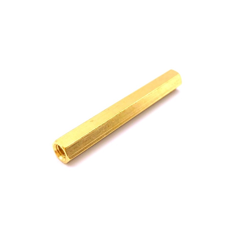 M3x30mm Female to Female Brass Hex Threaded Pillar Standoff Spacer (12Pcs)-image-9