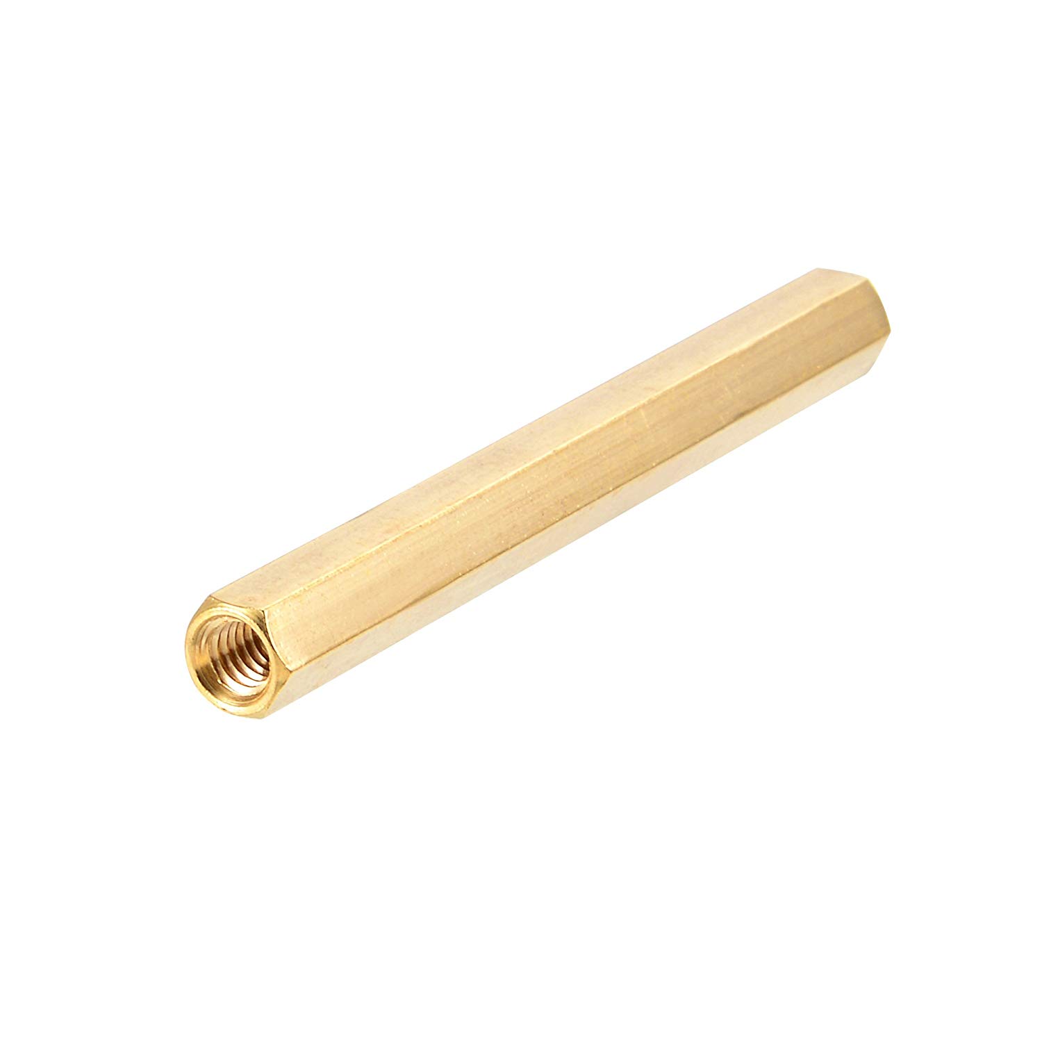 M3x40mm Female to Female Brass Hex Threaded Pillar Standoff Spacer (12Pcs)-image-7