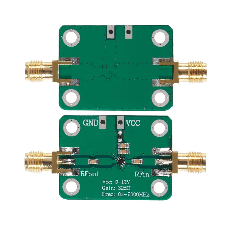 0.1-2000mhz RF Wideband Amplifier Gain 30db Low-Noise Amplifier LNA Board Module-image-35