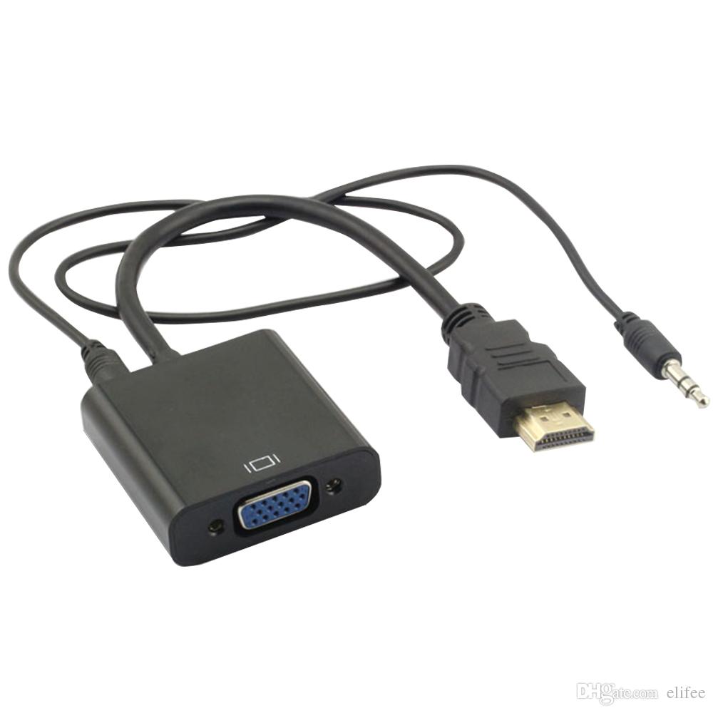HDMI male to VGA Female Converter, with 3.5 mm Audio Out-picture-11