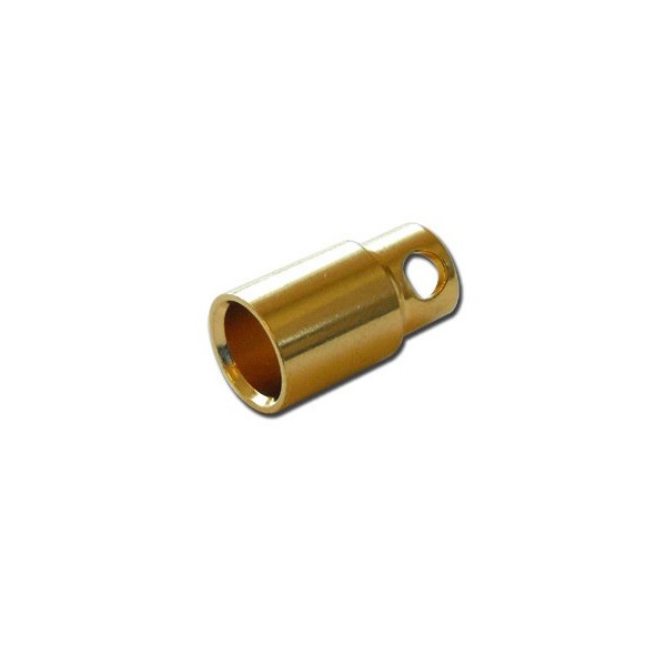 Amass 8mm Gold Plated Bullet Connector Female-1Pcs- GC8010-F.G-image-22