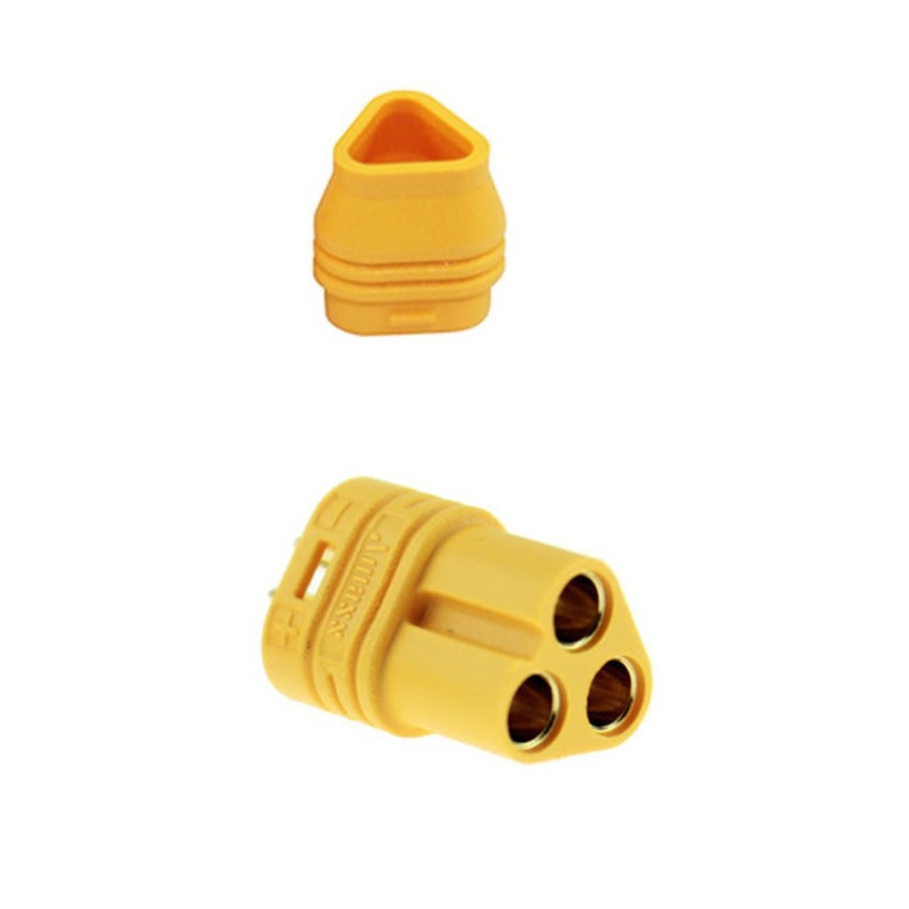Amass MT30 3 Pole Motor/ESC Connector Set Female - 1 Pcs- MT30-F.G.Y-image-12