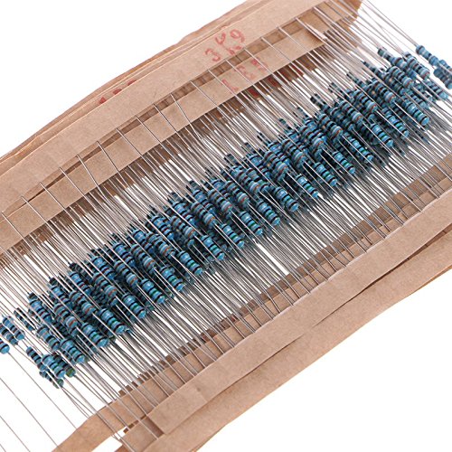 Pro-Range New 1500PCS 75 kinds specifications × 20PCS 1/4W Metal Film Resistor Pack Error 1% Common Component Package-picture-24