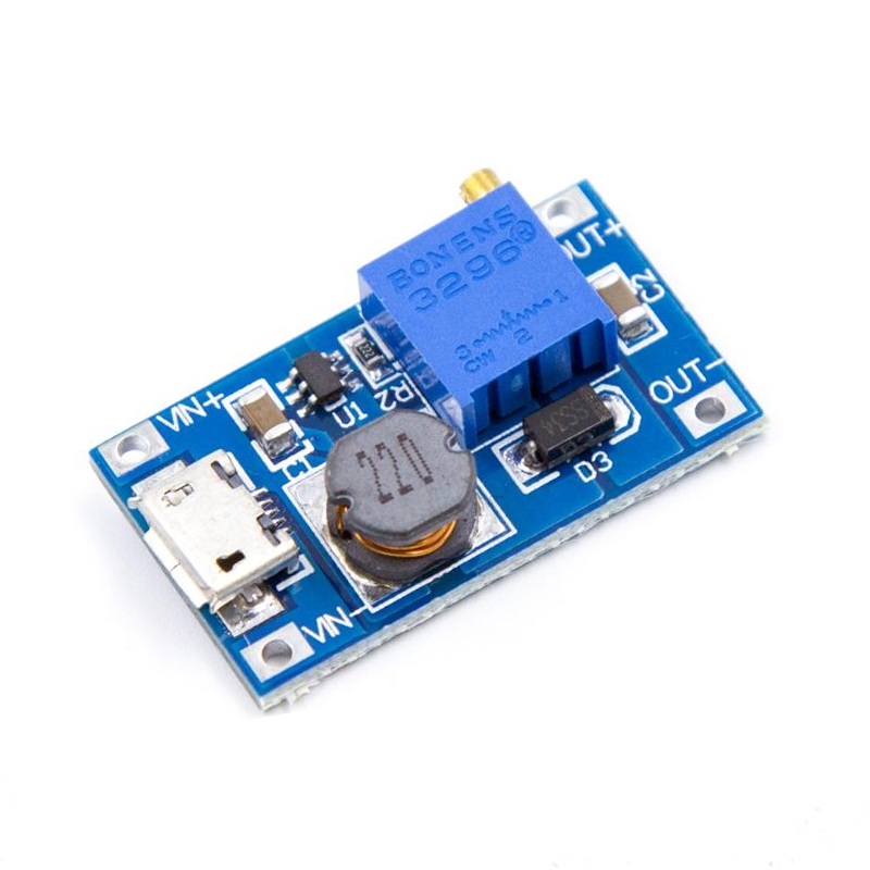 XY-016 2A DC-DC Step Up 5V/9V/12V/28V Power Module with Micro USB-image-42