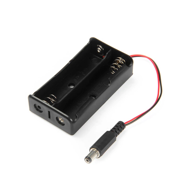 2 X 18650 Black Battery Holder with DC Power Plug-image-46