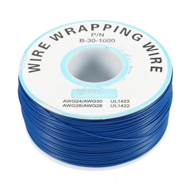 B-30-1000 30AWG PVC Wire Wrap 230m Blue Strong Insulated Wire-picture-21