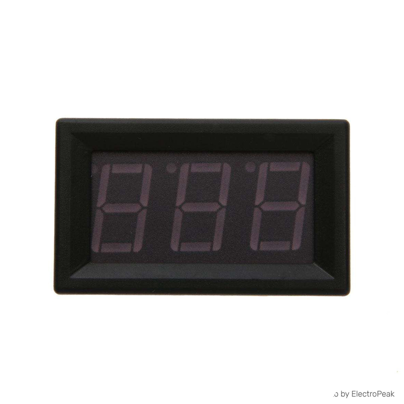 0.56inch 0-100V Three Wire LED Display Digital DC Voltmeter-Green-picture-10