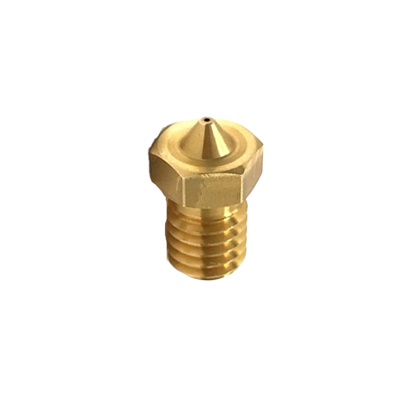 M6 Thread Brass Nozzle V5 V6 UM Compatible - 3mm x 0.4mm (for 3D printer)-picture-13