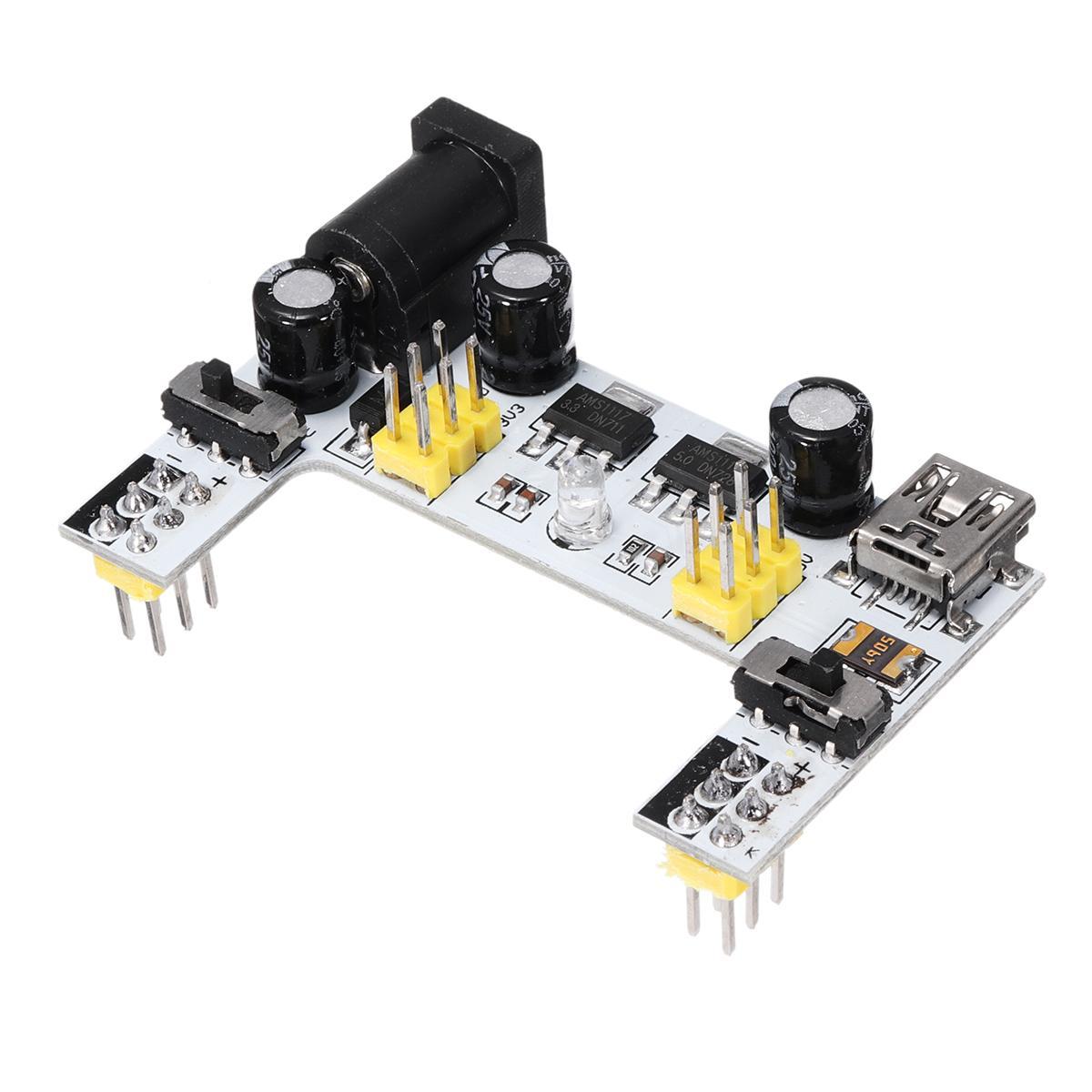 XD-42 5V/3.3V Dual Channel Solderless Breadboard Power Supply Module-picture-19