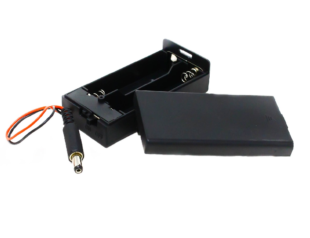 18650 x 2 battery holder with cover and On/Off Switch With DC jack-image-19