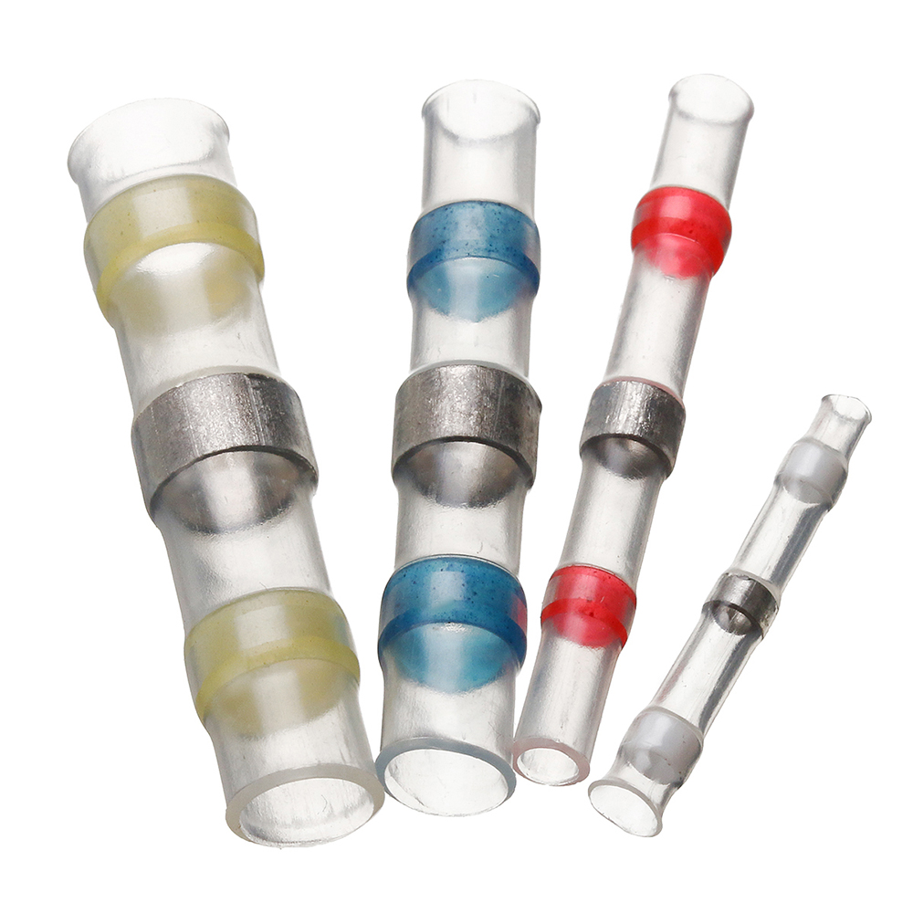 3mm Electrical Waterproof Seal Heat Shrink Splice Wire Sleeve White-Red 4pcs-image-38
