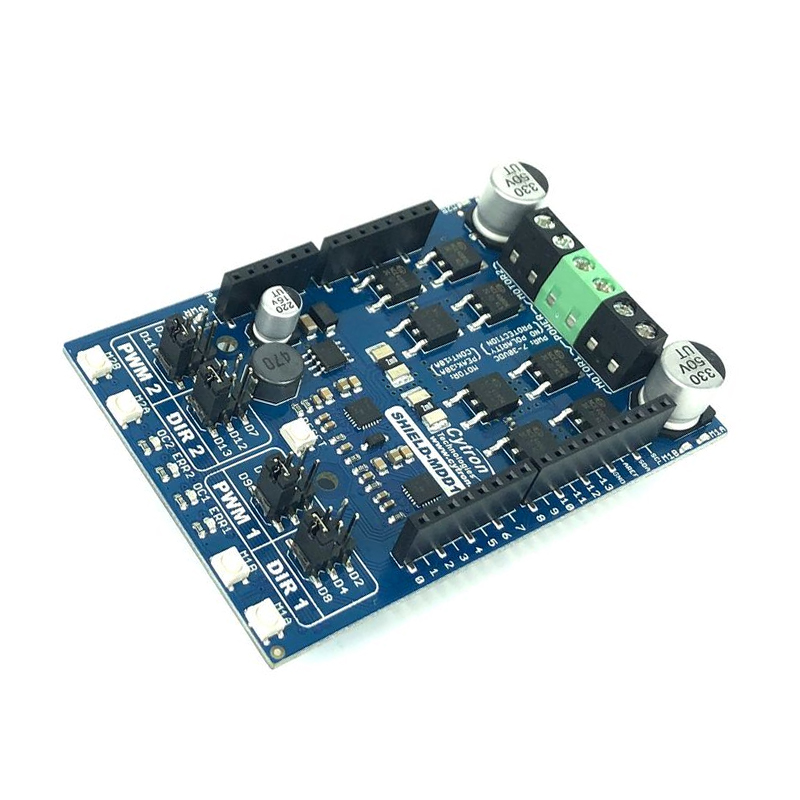 Cytron 10A Dual Channel DC Motor Driver Shield for Arduino Uno-image-35
