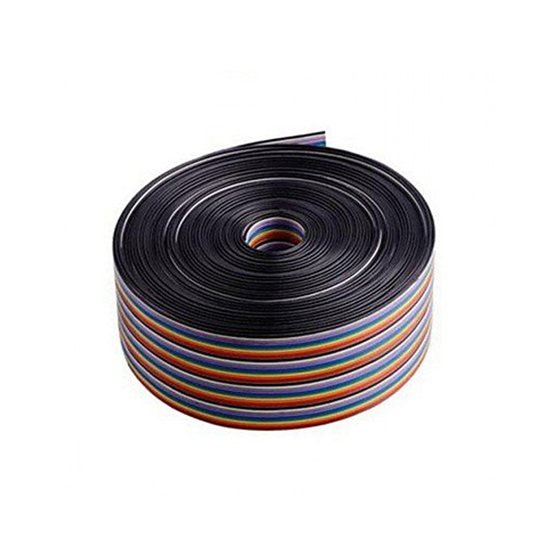 26AWG Pure Copper 40pin Dupont Wire Flexible Rainbow Color Flat Ribbon Cable-5 Meter-picture-21