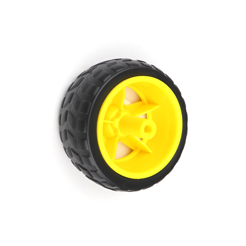 65mm Robot Wheel Grade B for BO Motors (Yellow)-image-14