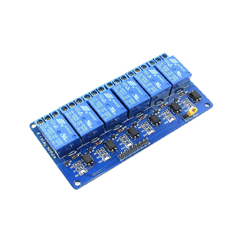 5V 6 Channel Low Level Relay Module with Light Coupling-image-7