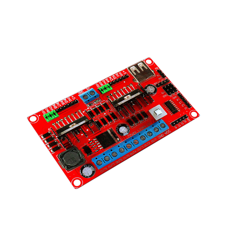 L298N V3 Four Dc Motor Driver-picture-14