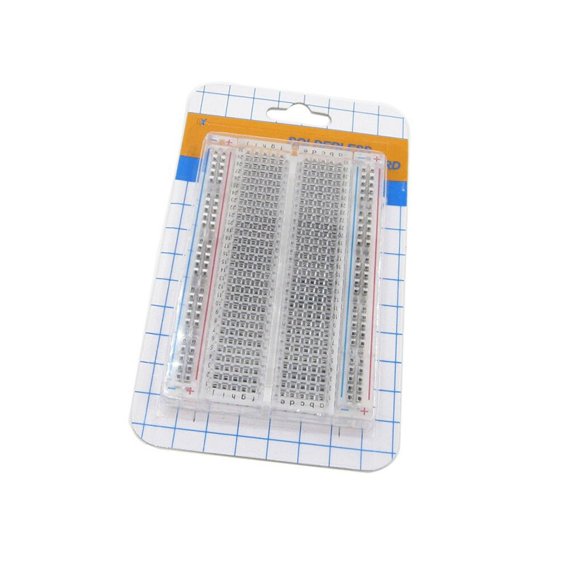 Transparent 400 Points Solderless Breadboard-image-3