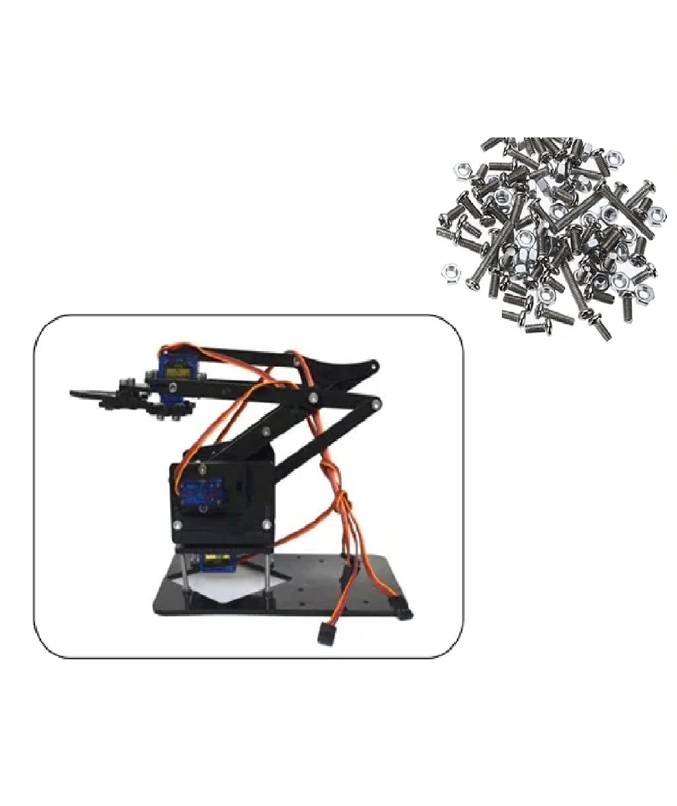 DIY Acrylic Robot Manipulator Mechanical Arm Kit (not-including Servo and Board)-image-17