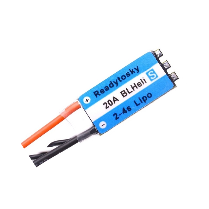 Readytosky 20A 2-4S Mini BLHeli-S OPTO ESC for FPV Race RC Helicopter-image-47