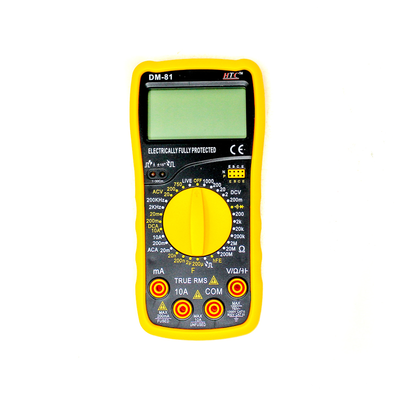 HTC Instrument DM-81 Digital Multimeter Capacitance Diode Transistor and Live Tester-picture-26