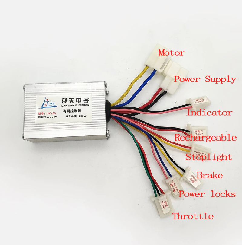 Yalu Brush Controller 12V for E-Bike MY6812 250W Motor-image-13