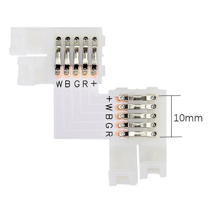 LED Connector 5pin 10mm (Pack of 2)-image-2