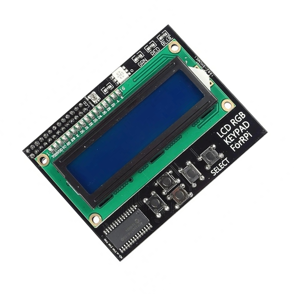 LCD1602 RGB LCD HAT with Keypad For Raspberry PI-image-32