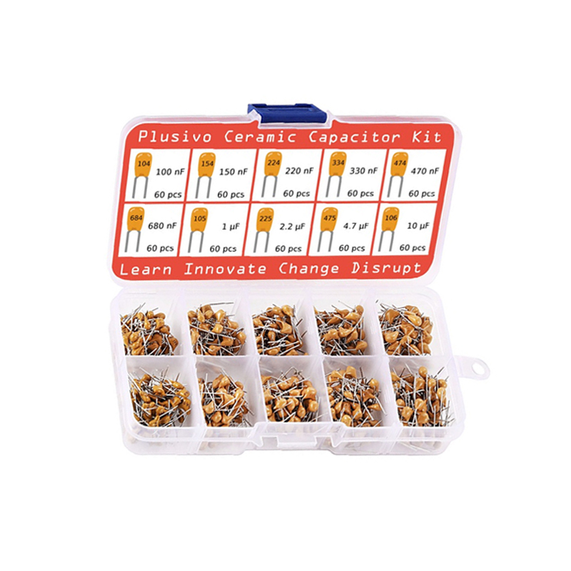 RUZSNMZZ 500pcs/lot Multilayer Ceramic Capacitor Assortment Kit 10 RUZSNMZZ 500pcs 10 Values Monolithic Ceramic Capacitor Assortment Kit, 50V  10PF 680PF Electronic Capacitors, Compact Capacitance Capacitors for DIY  and Repairs, Includes capacitor : Industrial & Scientific - Amazon.co.jp