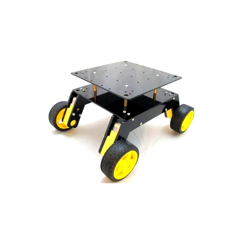 4WD Suspension Smart Car Chassis with 125 RPM BO Motors Kit-picture-17