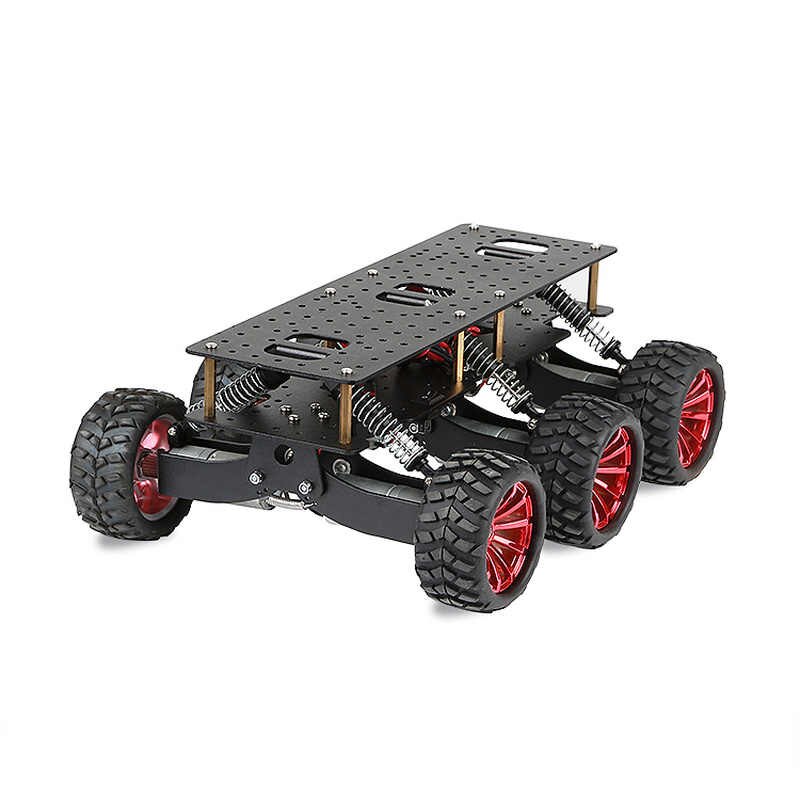 Black 6WD Search Rescue Platform Smart Car Chassis Damping Off-Road Climbing WIFI Car-picture-15