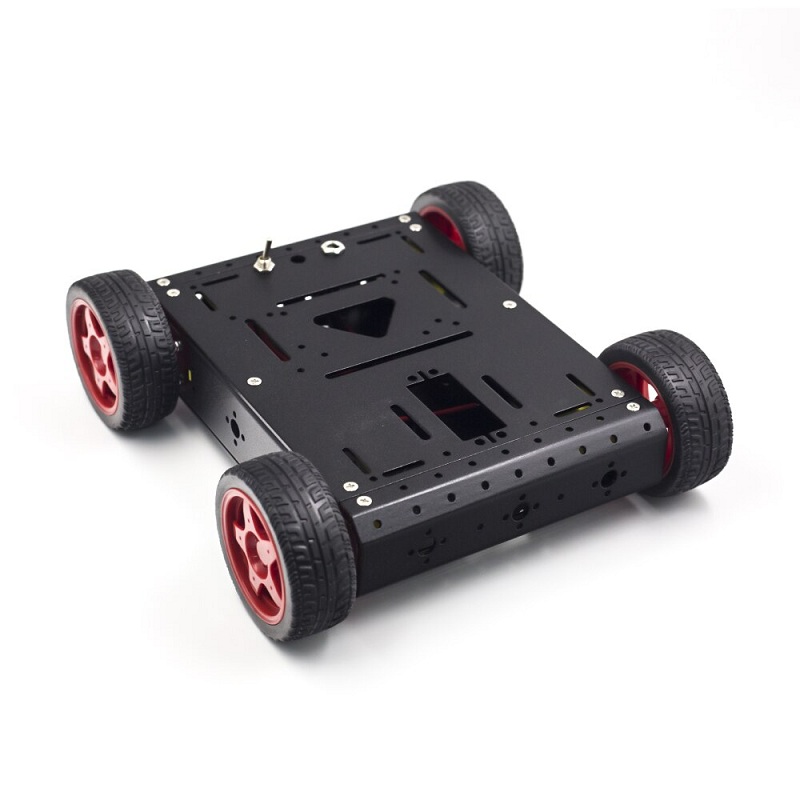 Metal Tank Robot Smart Car Chassis Kit (Black)-picture-14