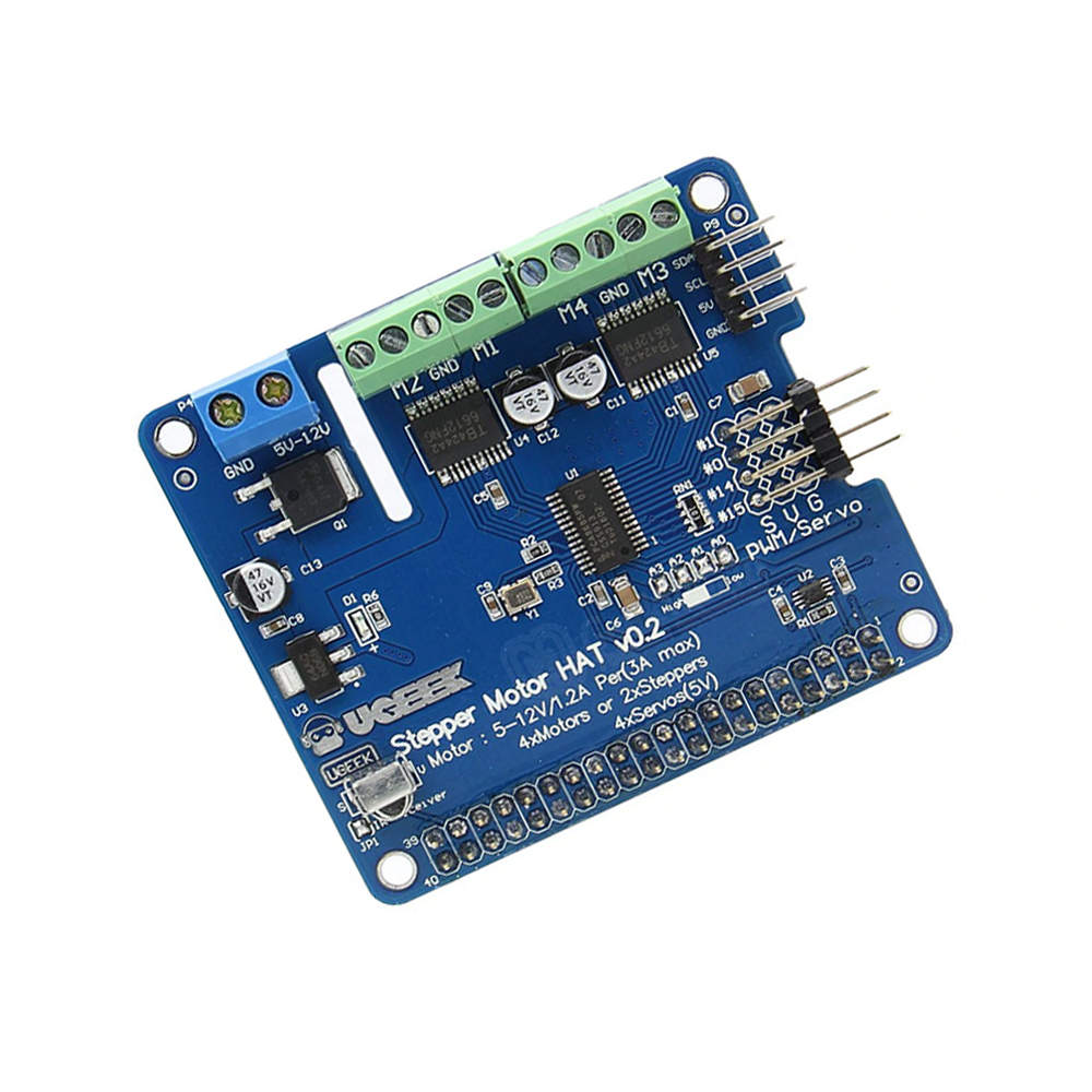 Stepper Motor HAT V2.0 Shield for Raspberry Pi Zero/3B+/4B-image-32