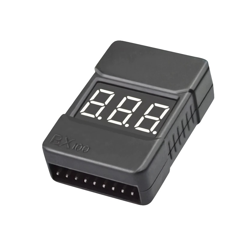 BX100 1-8S Lipo Battery Voltage Tester / Low Voltage Buzzer Alarm / Battery Voltage Checker with Dual Speakers-picture-20
