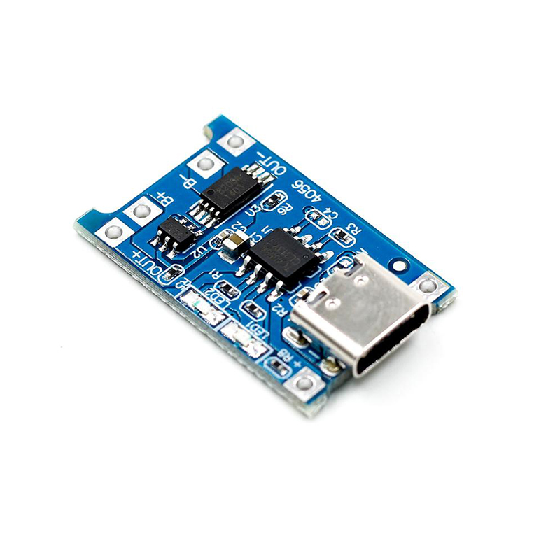 TP4056 Adjustable 1A Li-ion lithium Battery Charging Module with Overcurrent Protection - Type C Port or 5V DC Point for Input power, Output : 4.5-5.5V, Full charge voltage: 4.2V-picture-11