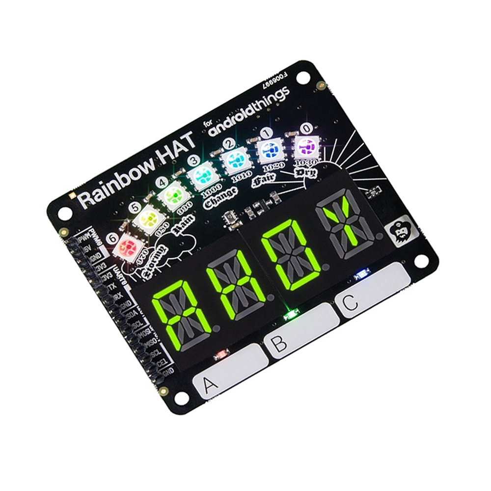 PIMORONI Rainbow HAT for Raspberry Pi-image-26