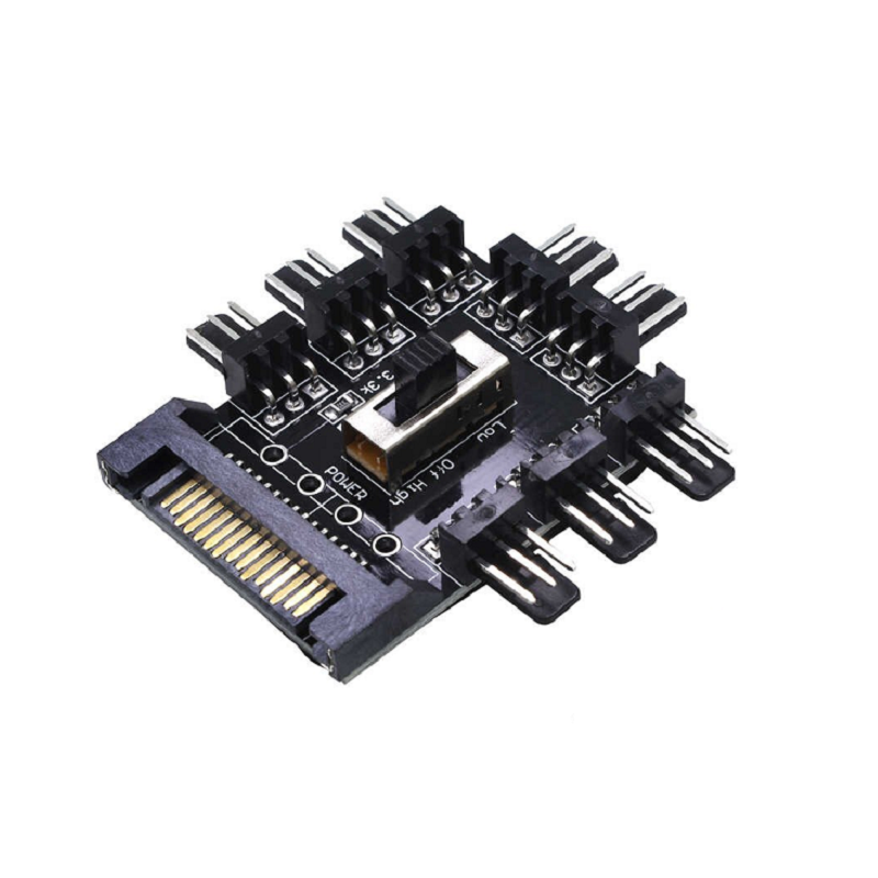 Tishri 8 Port SATA to 3 Pin Fan Splitter-picture-26