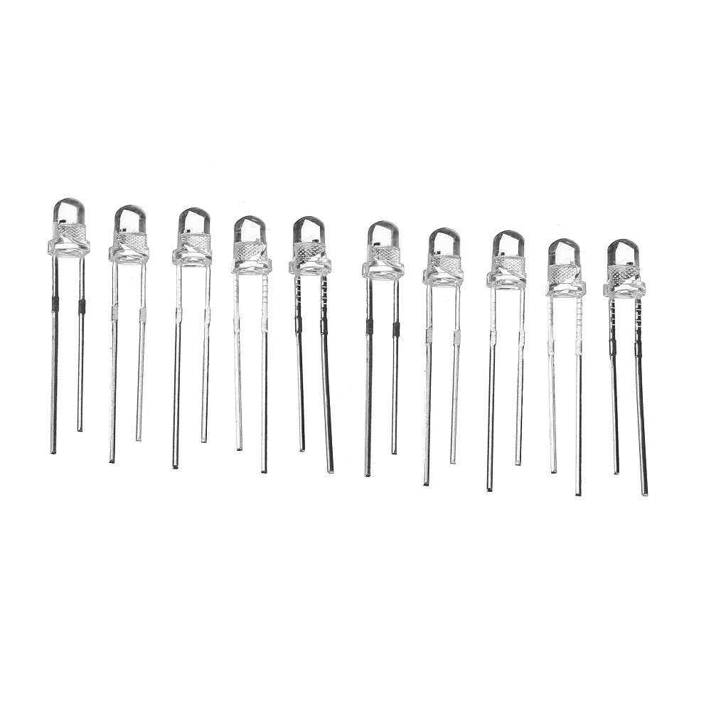 Everlight 3mm Blue DIP LED-picture-14